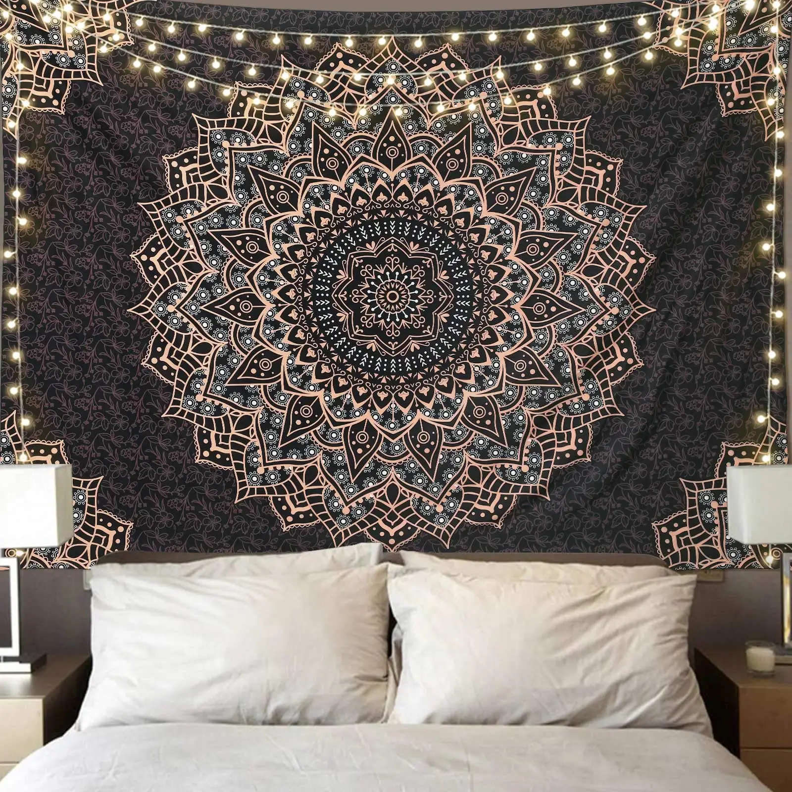 Mandala Tapestry Indian Hippie Bohemian Psychedelic Tapestry Home Living Room Dorm Bedroom Aesthetics Decoration Tapestries
