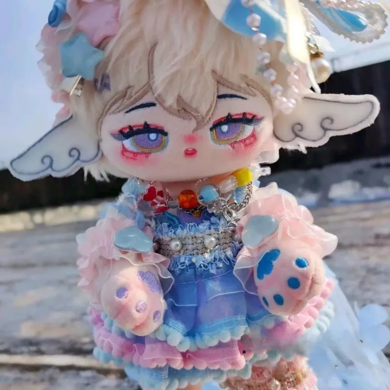 20cm 30cm cotton doll dress set, plush doll dress, dopamine salt cute princess dress 3