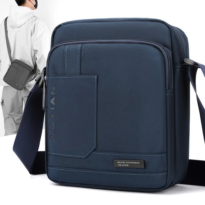 

BYMONDY Fashion Simple Men's Bags High Quality Oxford Boys Shoulder Crossbody Bag 9.7inch Ipad Waterproof Messenger Bag Male