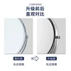 Wall Mounted Folding Arm Extend Bathroom Mirror Magnification Double Side Touch Dimming Makeup Mirrors Round Vanity Mirror 3