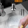 Kitchen Sink Soap Dispenser Brushed Soap Bottle Bathroom Manually Press Soap Bottle Kitchen Accessories 300ML 3