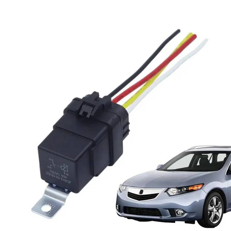 

Automotive Relay 12V Or 24V Automotive Relays With Pigtail Electrical System 4/5 Pin Replacement With Pigtail Compatible With