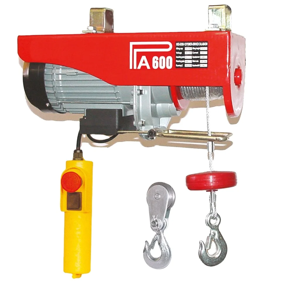 

hoisting 800kg pa800 mini electric hoist mini electric wire rope hoist