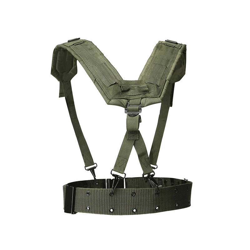 

Outdoor Tactical Belt CS Army Fans Combat Belts Y Belt Girdle Shoulder Chest Strap Tactico Military Hunting Accessories
