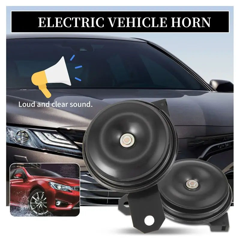 Toyota Corolla RAV4 Crown Camry Levine Reiz 2019 용 2Pcs 범용 전기 자동차 경적 12V