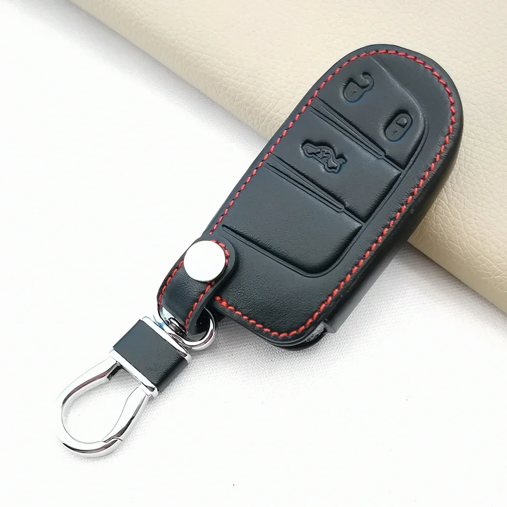 

Кожаный Автомобильный ключ с двумя/3/4/5 кнопками для JEEP Renegade Compass Patriot Grand Cherokee Wrangler Liberty, аксессуары для пульта дистанционного управления