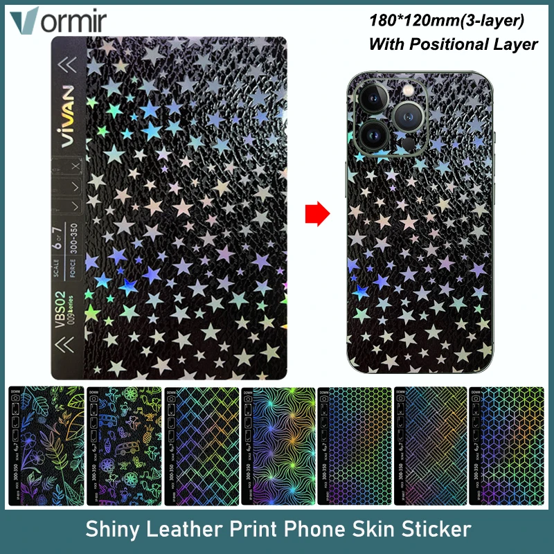 vormir-50-pcs-shiny-leather-smartphone-skin-sticker-embossed-print-black-back-housing-cover-protective-films-for-cutting-machine