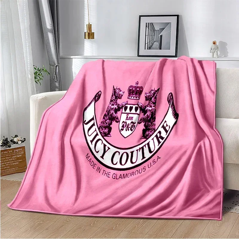 3D Print Fashion J-juicy-couture flannel Blanket Soft Comfortable  Home Decorate Bedroom Living Room Sofa Beds s 2