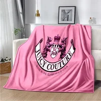3D Print Fashion J-juicy-couture flannel Blanket Soft Comfortable  Home Decorate Bedroom Living Room Sofa Beds s 2