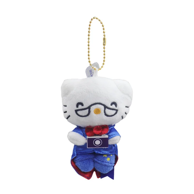 Kawaii Sanrio Hello Kitty 50Th Anniversary Plush Toys Tiny Chum Keychain Backpack Pendant Doll Girls Christmas Birthday Gift 4