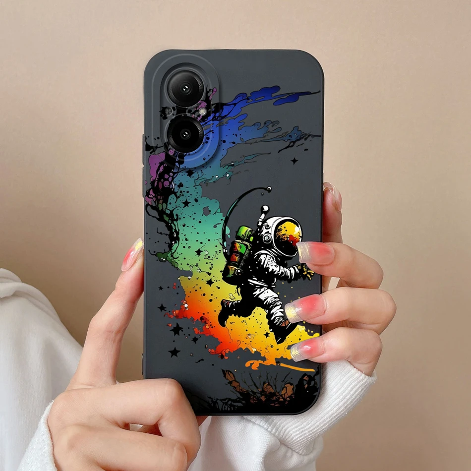 Cool Sweet Soft Liquid Silicone High-Quality Anti-Drop Phone Case - Back Cover Protection