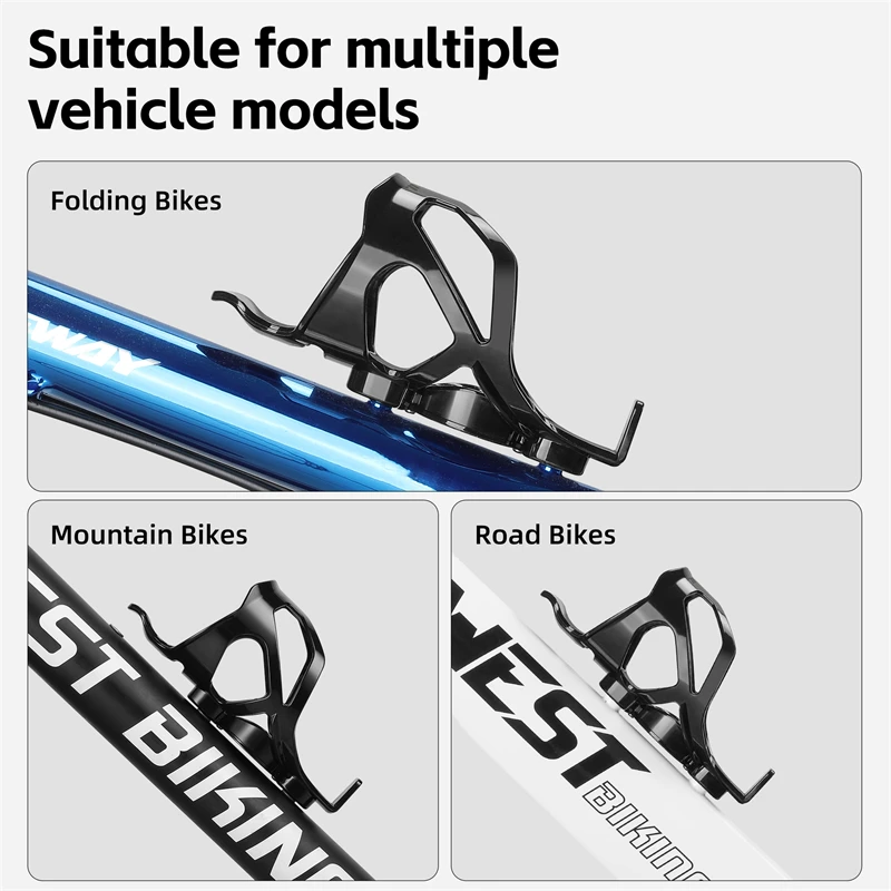 Bicycle Water Bottle Rack Road Bike Airtag Positioning Anti-Theft Mountain Bike Cycling