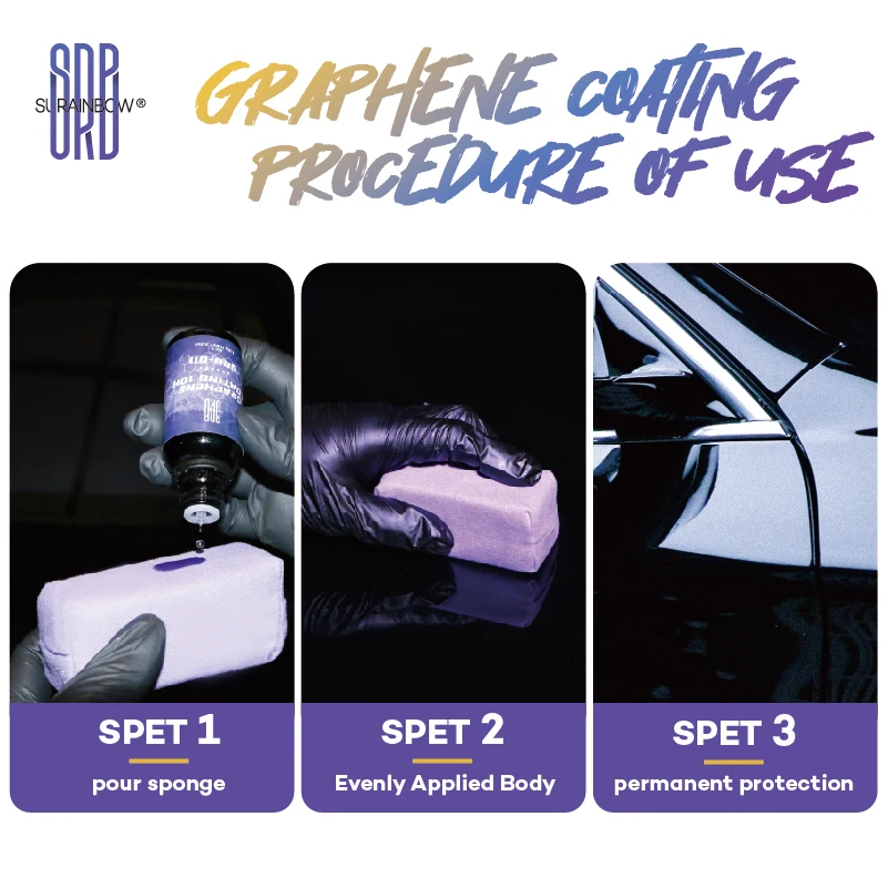 Graphene Ceramic Coating 10H Graphene Coating For Auto Detailing Car Protection Apply After Car Wash & Paint Correction