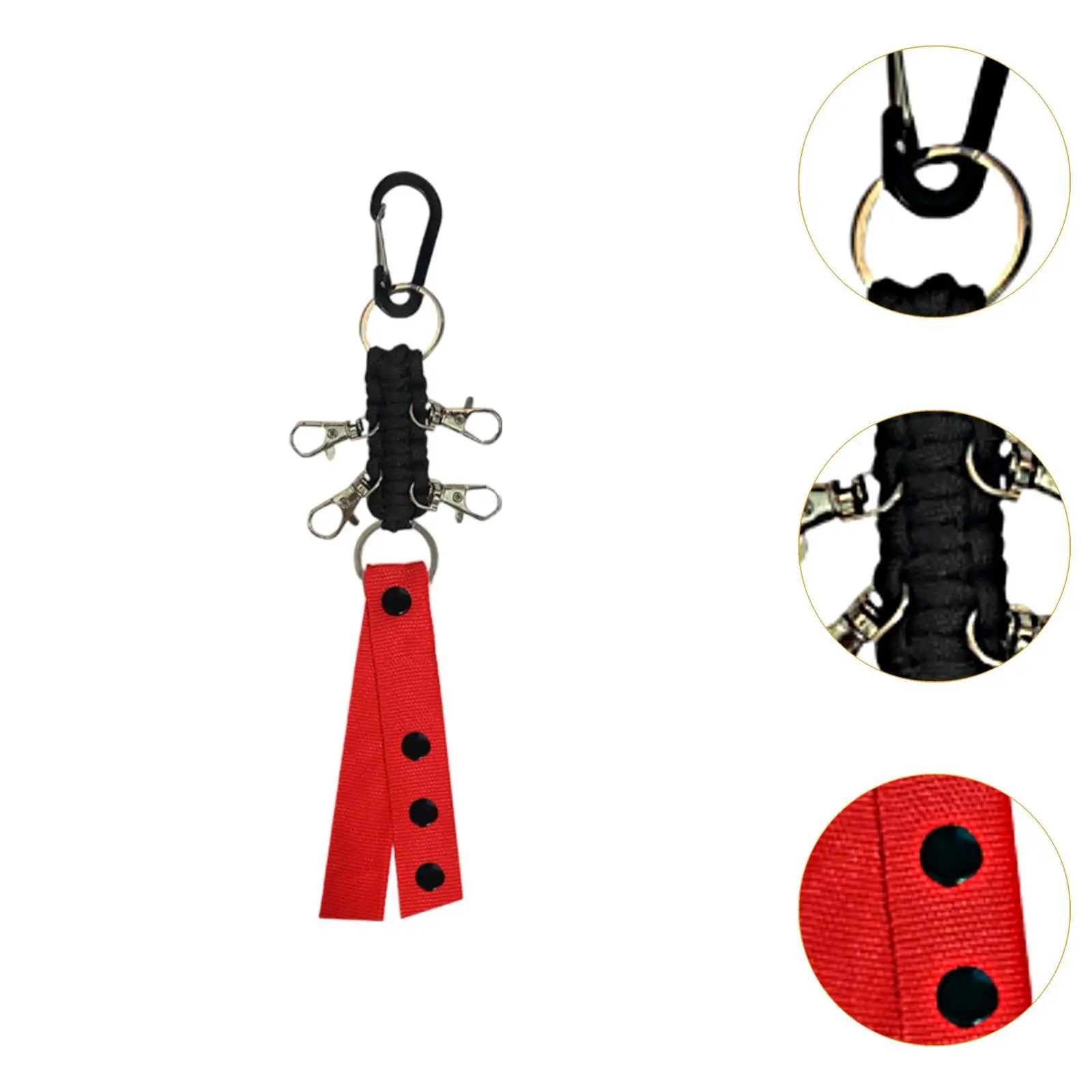Pom Poms Holder Strap Keychain for Matches Dance Party Stage Performances