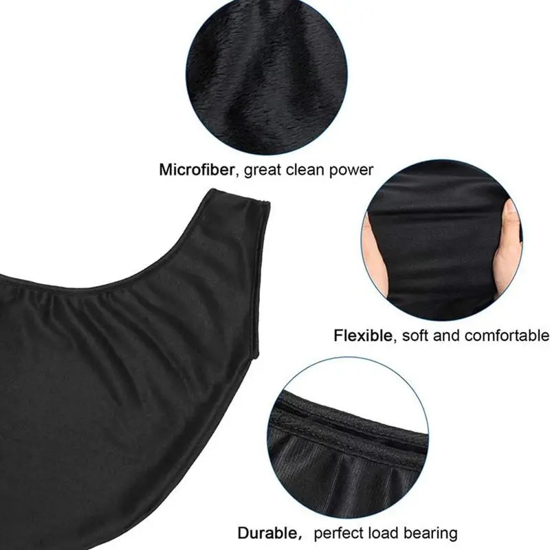 Bowling Accessories Bowling Pad Cleaner 1pcs Portable Multifunction Bowling Ball Cleaning Bag Wipe Cloth Clean Polishing Fabric Soft Fiber Cleaning Towel Supplies