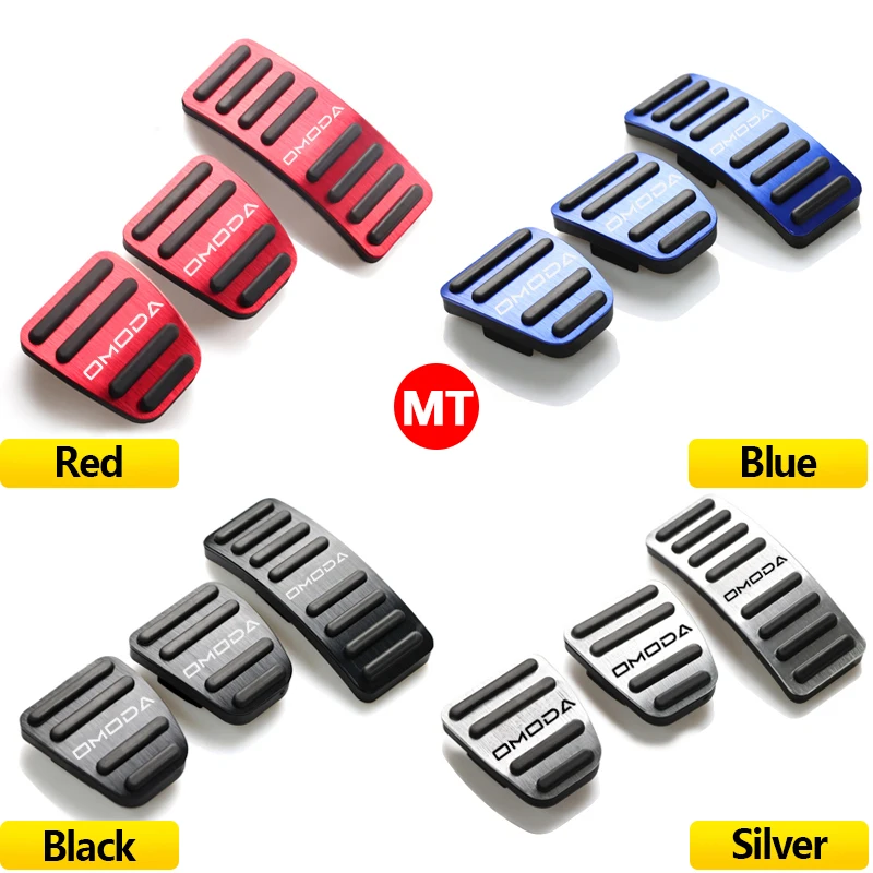 Car Foot Accelerator Gas Brake Pedals Clutch Cover Anti-Slip Pads Chery Omoda 5 C5 FX Aluminum Accessories