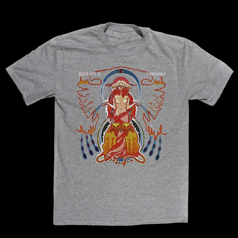 Hawkwind Space Ritual Cotton Men T-Shirts