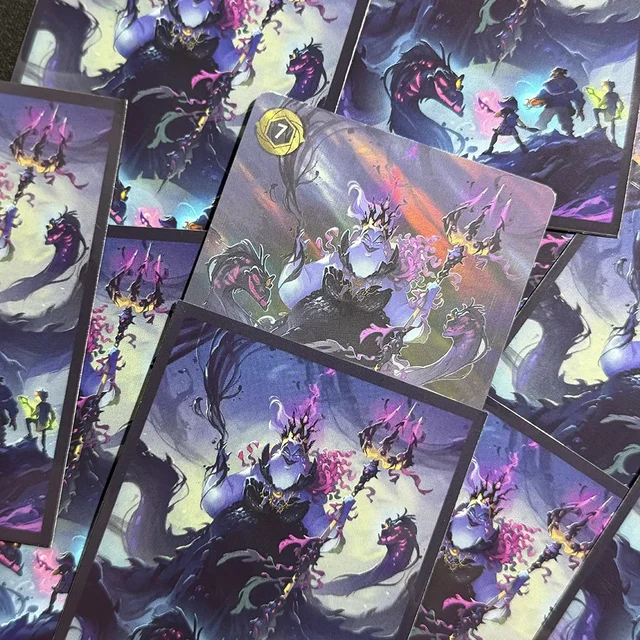 Lorcana Ursula Card Sleeves Standard Size Trading Card Protectors Transparent Playing Games Protector Cards Folder Case 66x91mm 4