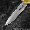 ULTEM PEI Version Gen 3 COMBAT TROODON KNIFE MICRO Tactical TECH CNC Handle D2 Blade EDC Self Defense Military Pocketknife 3