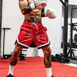 Short de sport en maille respirante pour hommes, séchage rapide, pour basket ball, Fitness, course à pied, Jogging, Gym 