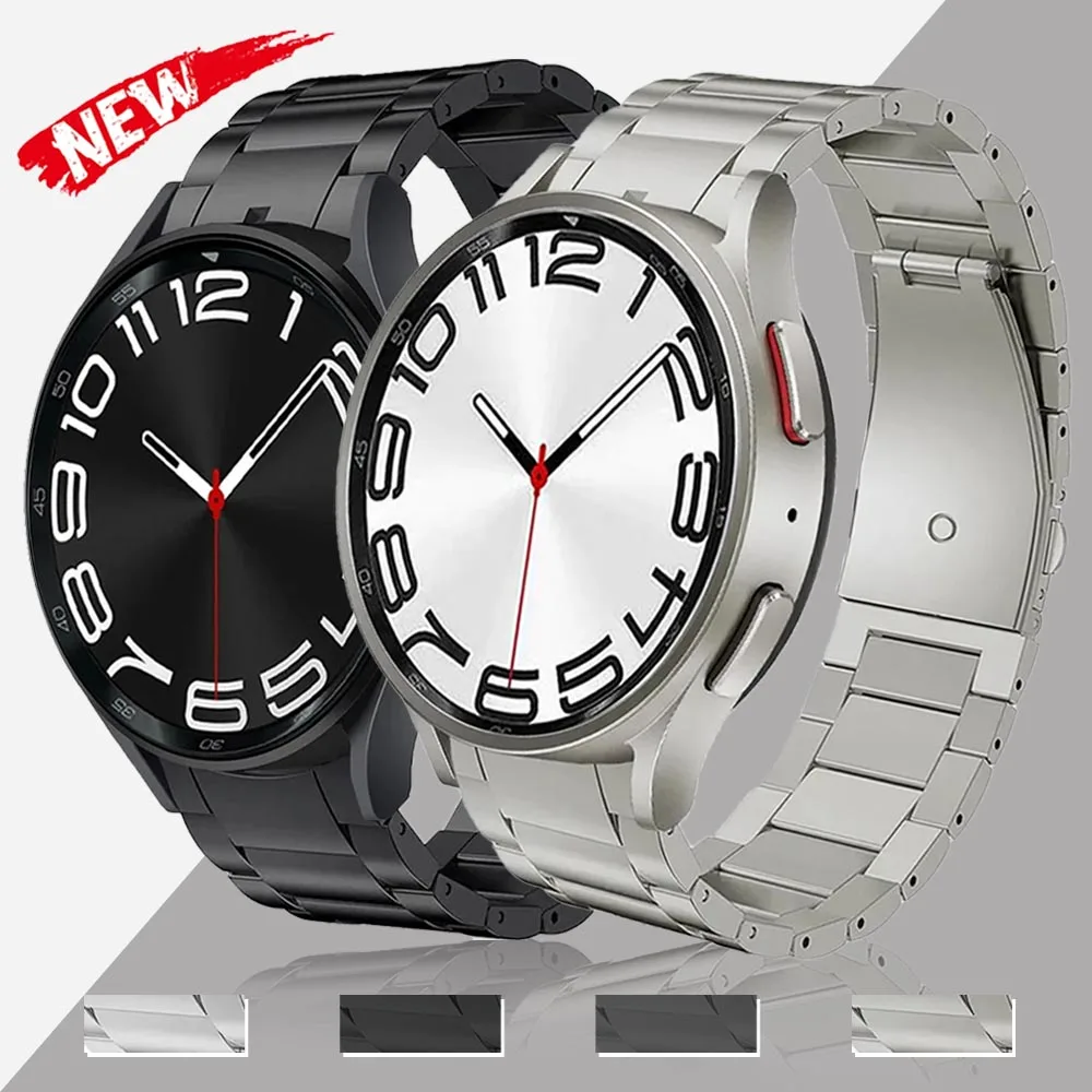 

20mm No Gaps Titanium Strap For Samsung Galaxy Watch 6 Classic 43mm 47mm 40 44mm Luxury Band For 5Pro 45mm Bracelet Accessories