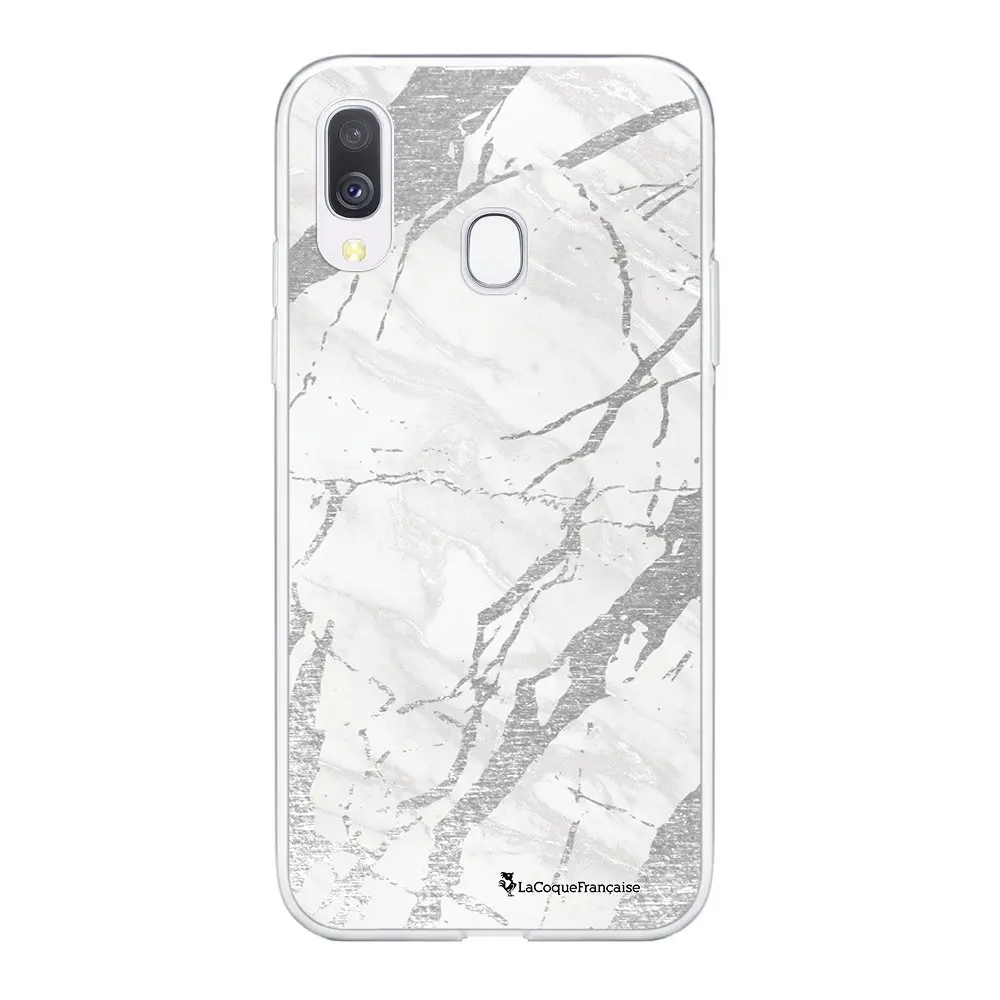 Coque Samsung Galaxy A20e 360 full transparent marble gray trendy shell Francaise. | Мобильные телефоны и аксессуары