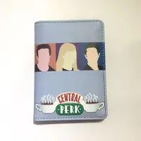 Friends Central Perk Passport ID Card Holder PU Leather Covers Unisex Travel Accessories Multi Use Wallet 2