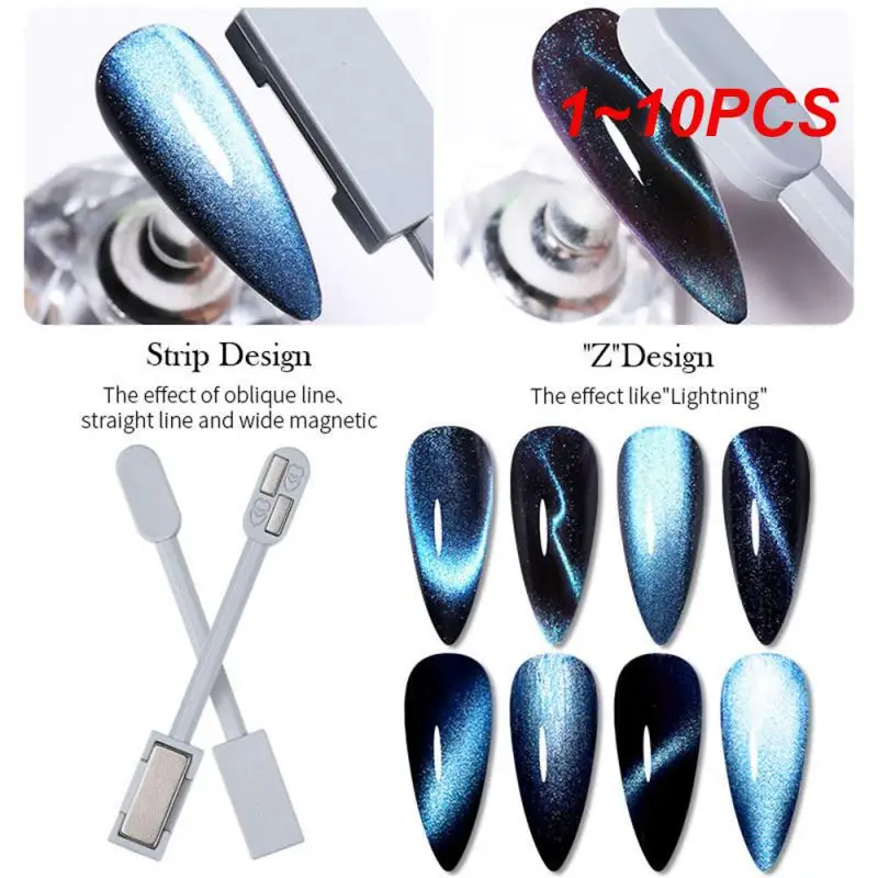 

1~10PCS Double-head 9D Magnetic Board Cat Magnetic 3D Line Strip Effect Magnet Stick Board Nail Gel Polish Varnish Nail