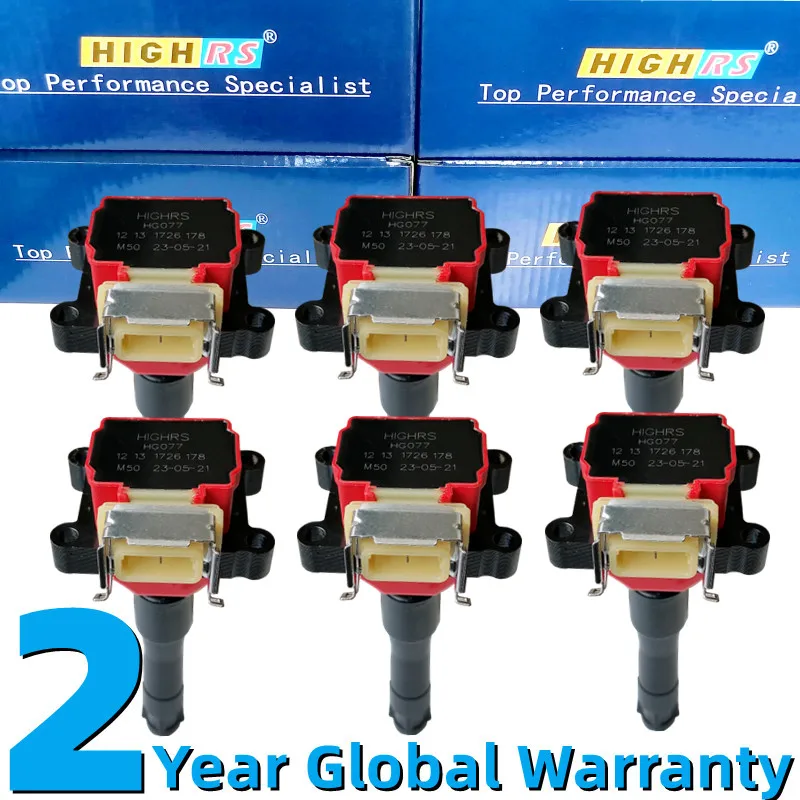 IGNITION COIL FOR BMW 2.5L 3.0L L6 525i 325i 530i 740i E30 E31 E32 E34 E36 E38 M3 PERFORMANCE