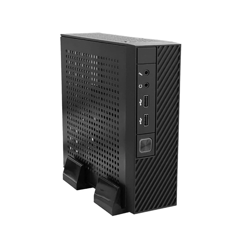 M06 Mini Desktop Case Mini-Itx Pc Chassis Custodia Di Controllo Industriale Versatile Ed Efficiente Con Supporto Per Piedi Durevole Facile Da Usare