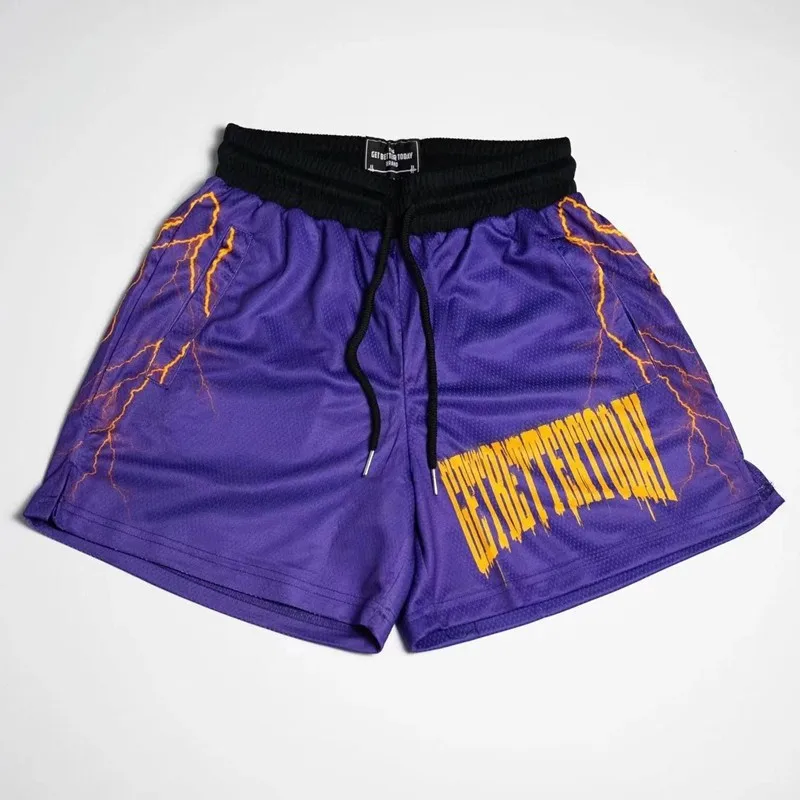 

2023 New Running Shorts Men Training Gym Shorts Fitness Men Joggers Pocket Sports Shorts Breathable Workout Beach shorts