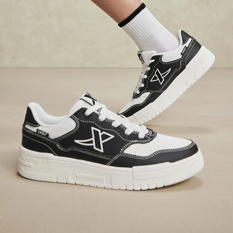 Women Sports Board Shoes Xtep Skateboarding Summer Comfortable Breathable Outdoor Trekking Support Sneakers