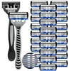 Razor Classic 6 Layer Safety Razor for Mens Shaving&Womens Hair Removal Shaving Blades Manual Shaver