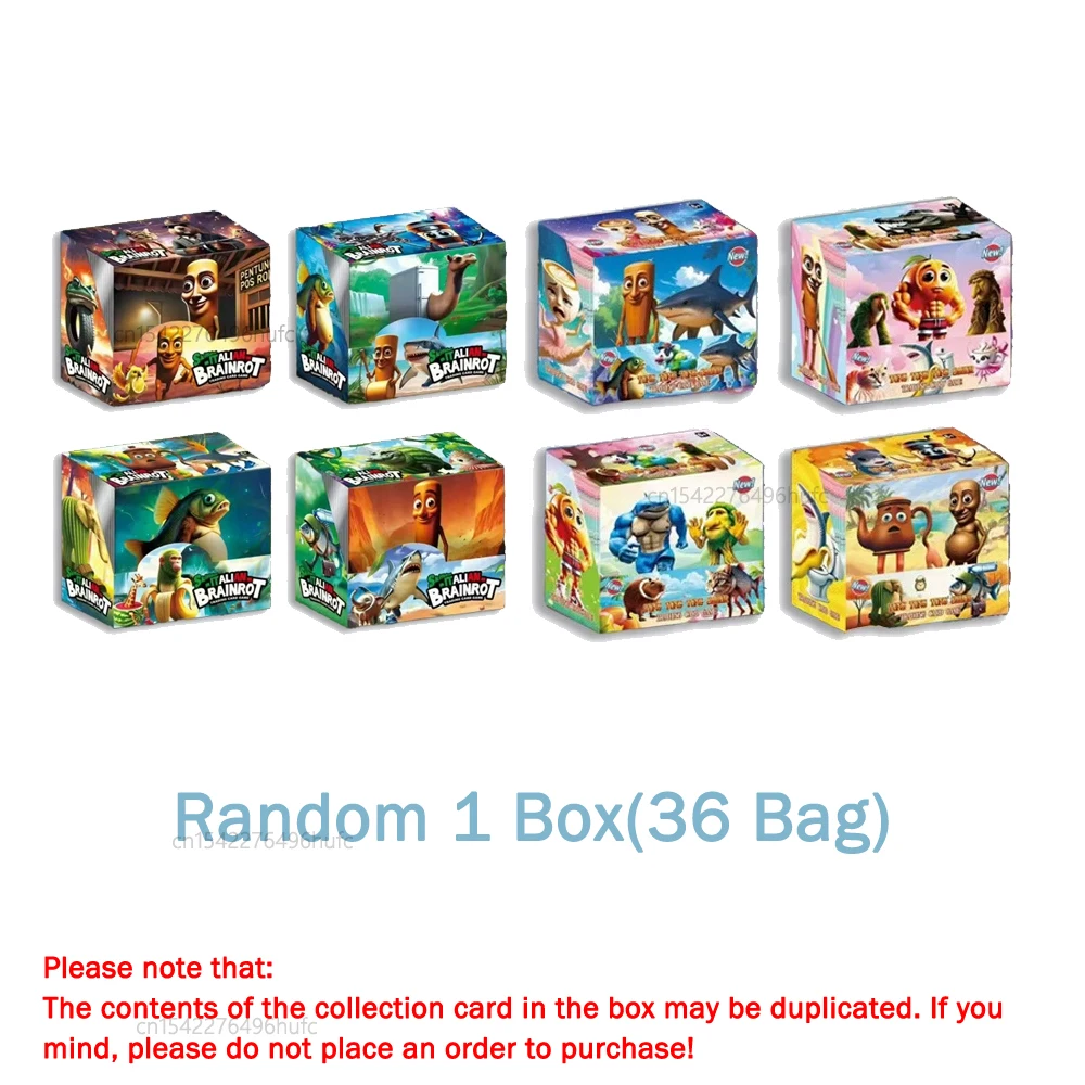 Tung Tung Sahur Tralalero Tralala Card Game Toy Trading Cards Italian Brainrot Collection Cards Children Holiday Gifts