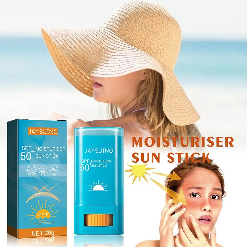 Sunscreen Isolation Cream Sunblock Stick with SPF 50 Moisturizing Brightening Concealing for Body Skin Protection for Body Skin