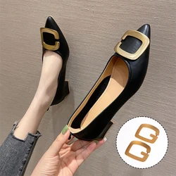 1Pc G-shaped Glossy Shoes Clip Gold Shoe Buckle High Heel Pump Flat Shoes Decor Shoes Decorations Charm Buckle