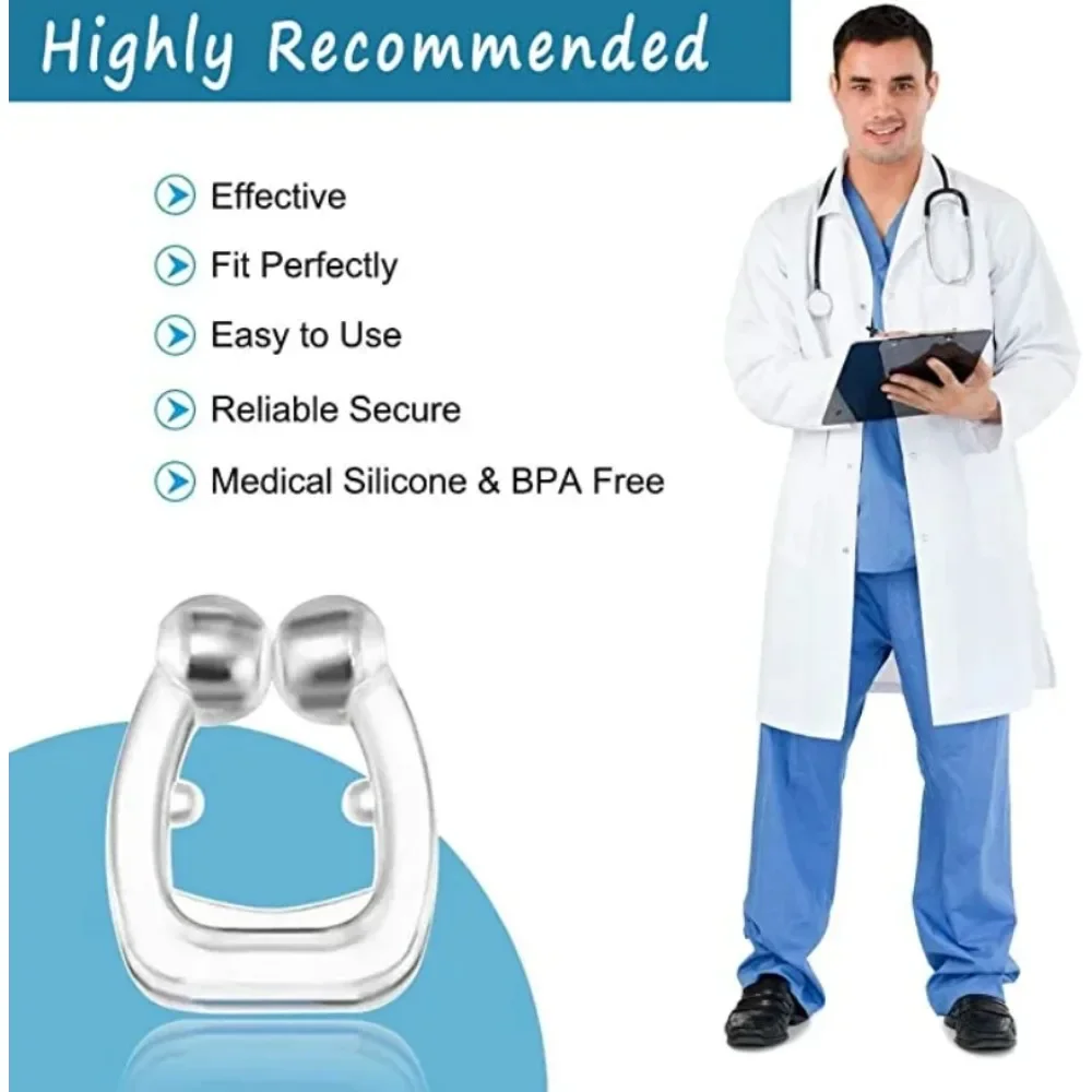 코골이 Anti Snoring Device Artifact Snoring Artifact Treatment Ventilation Nose Sticker Anti-snoring Nose Clip Anti-snoring Sticker 4