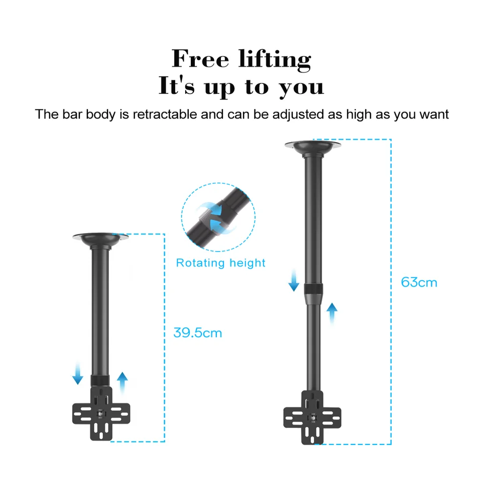 thumbnail image 2 of Universal Tripod Stand For 3D Hologram Projector Fans - Adjustable Height 31.5-70.9in, Fits 42cm To 100cm All Models 2 of 11