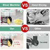 Slicer/Shredder Pasta Maker Set for Kitchenaid Stand Mixer,Fresh Prep Cheese Grater Food Slicers Attachment for Mixer 5 Blades 3