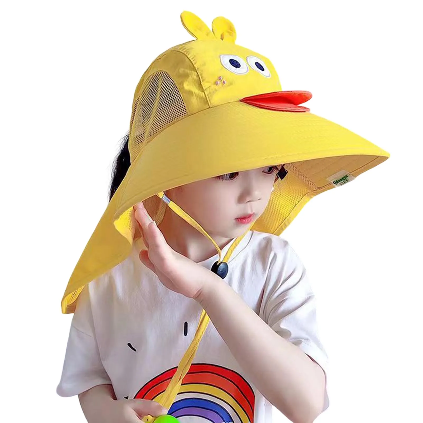 

Детские шляпы от солнца для малышей, воздухопроницаемая шляпа от солнца с шеей, шляпа от солнца с откидной крышкой для отдыха и путешествий