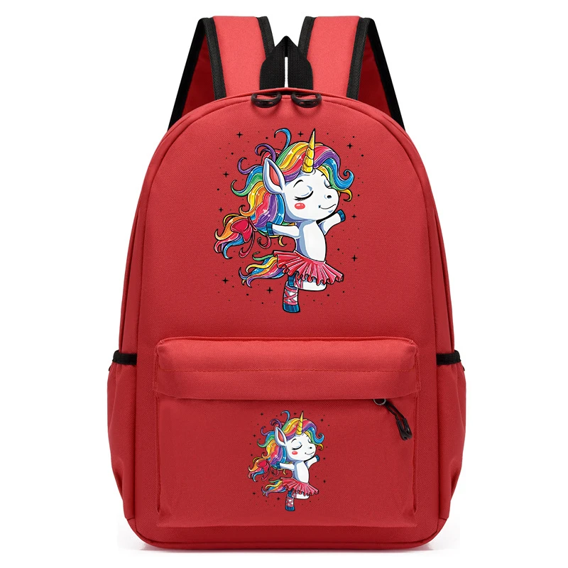 Meisjes School Rugzakken Paard Ballet Cartoon Boekentas Kinderen Nylon Bagpack Kinderen Schooltas Student Boekentas Kleuterschool Mochila