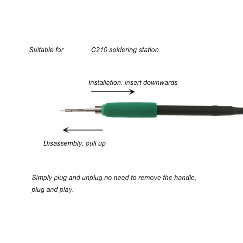 

Soldering Station Handle T210/T245 for C210 C245 Soldering Tip Welding Tool