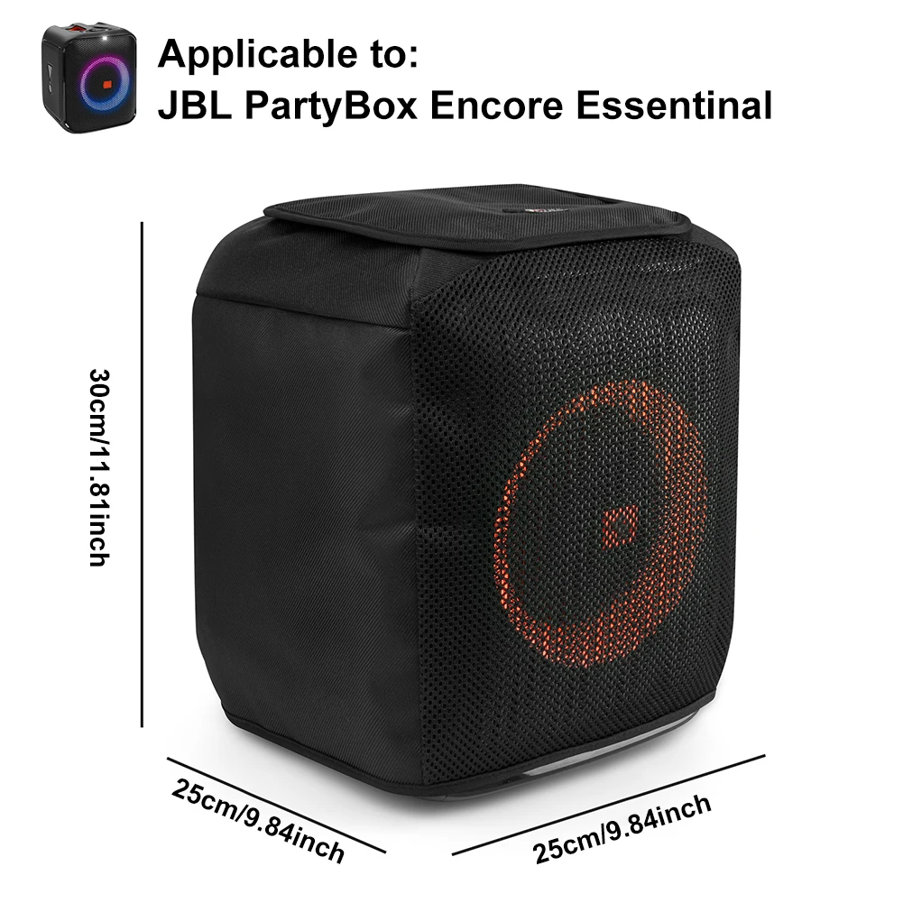 For JBL Partybox Encore Essential Protective Speaker Case Dust Cover Breathable Mesh Protective Cover for Outdoor Adventures