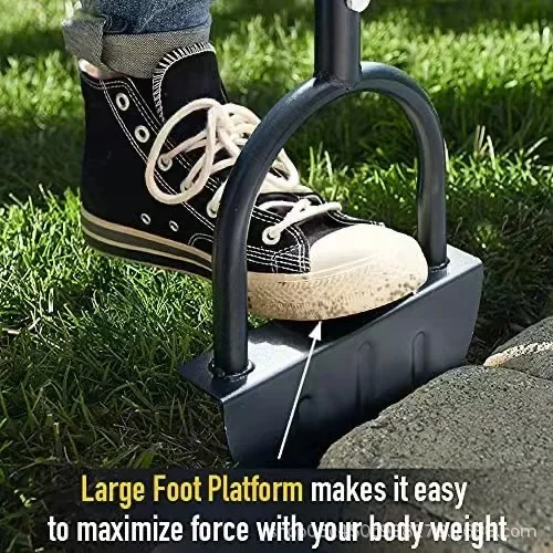 Manual Cutting Blade Saw Edge Lawn Trimming Machine with Half Moon Lawn Edge Cutting Tool Step Trimming Shovel Garden Tool Set