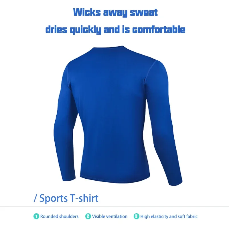 Sports Leggings Tight-fitting long sleeve breathable cycling running basketball sports training stretch sports fitness top