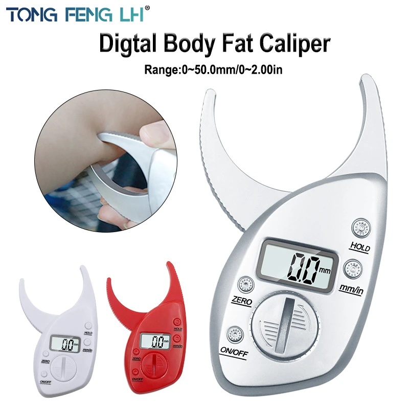 Digital Body Fat Caliper Skinfold Caliper Lcd Display Body Fat Caliper