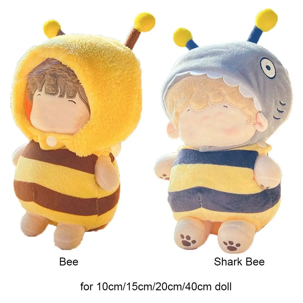 10cm/15cm/20cm/40cm Doll Clothes Multicolor Replacement Outfit Cartoon Bee Jumpsuit Playing House Photo Props Miniature Overall