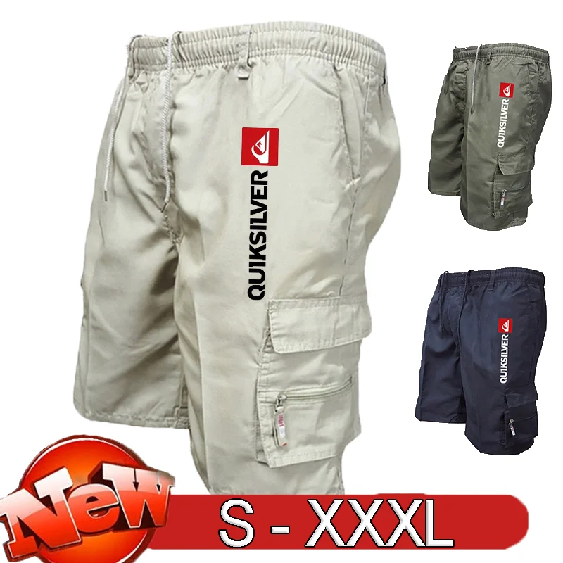 New Men's City Military Cargo Shorts Outdoor Running Sport Shorts Summer Man Fashion Tactical Short Pants Y2k Sweatpants Male