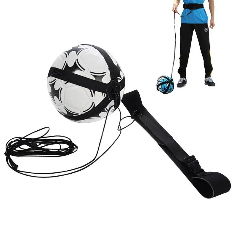 

Football Kick Trainer Soccer Trainer Belt Adjustable Soccer Training Waist Belt For Catching Ball Handling Passing