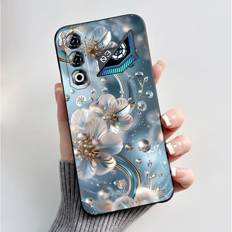Butterfly Flower Shockproof Silicone TPU Phone Case - Soft and Stylish Protective Back Cover